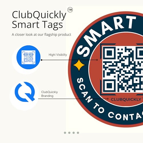 ClubQuickly Emergency Car QR Code Sticker - Number Hidden, Scan to Call or WhatsApp Owner, Masked Contact, Waterproof, Parking & Emergency Tag