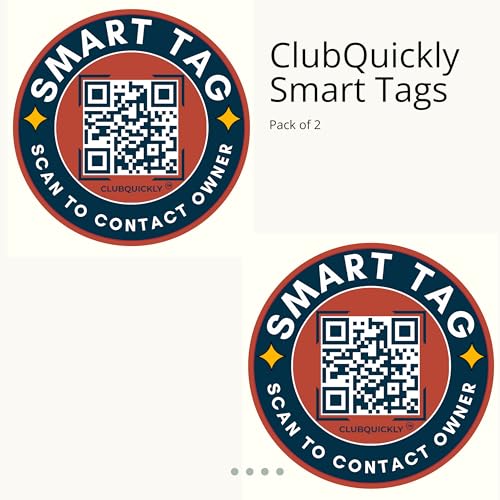 ClubQuickly Emergency Car QR Code Sticker - Number Hidden, Scan to Call or WhatsApp Owner, Masked Contact, Waterproof, Parking & Emergency Tag